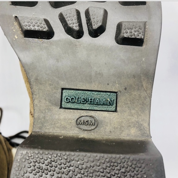 Cole Haan Shearling-Lined Leather Lace-Up Ankle Boots Women’s 7.5B Made in Brazi - Picture 16 of 16